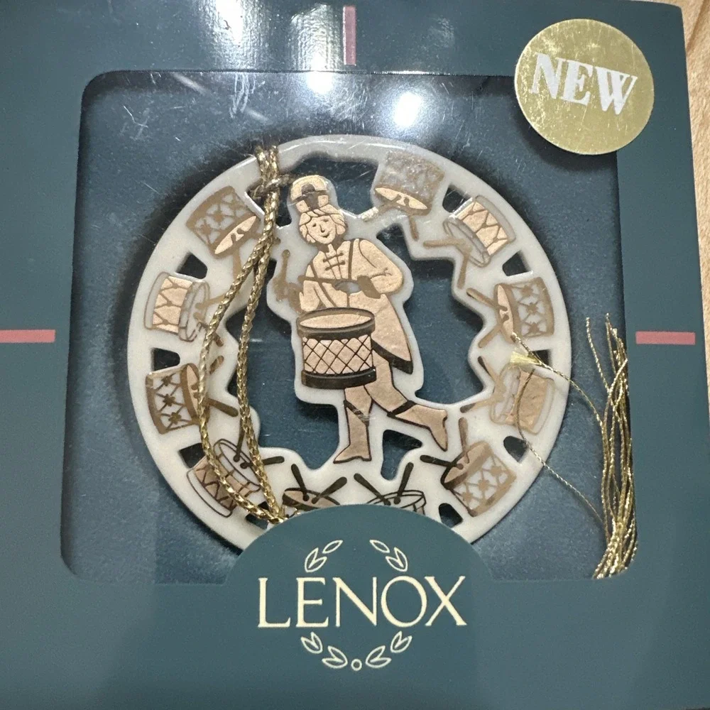 Vintage Lenox 12 Days of Christmas 12 Twelve Drummers Drumming Ornament with Box